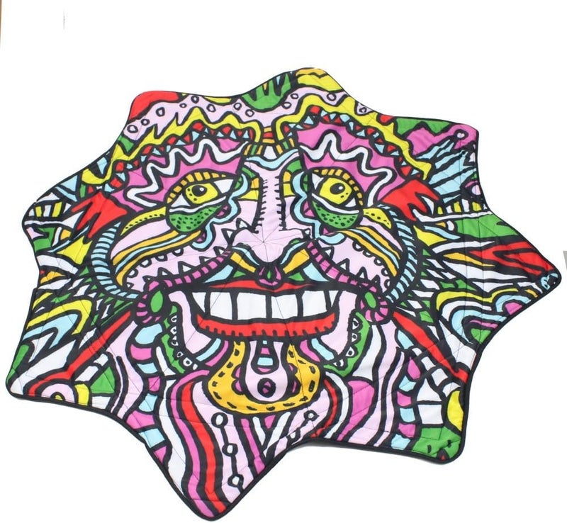Mougee Store - Classic Flow Star - Artist Series - Misi501 Design Collection - for Beginners & Advanced - Fun & Challenging - Double Stitched Flow Toy - 27” Diameter - Psycho Billy - Image 2
